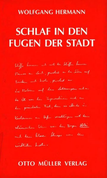 Cover Schlaf in den Fugen der Stadt