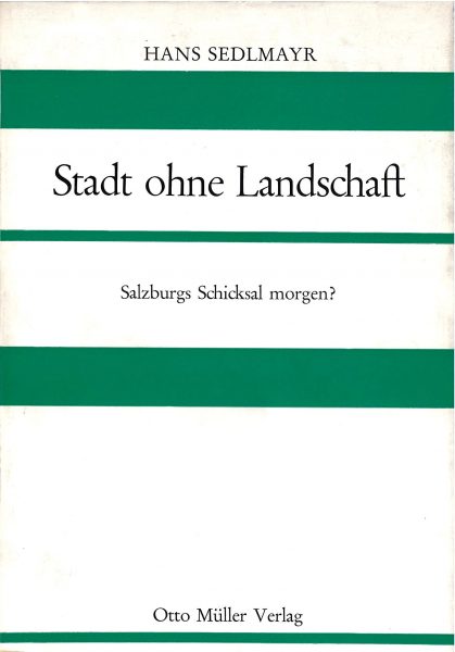 Cover Stadt ohne Landschaft
