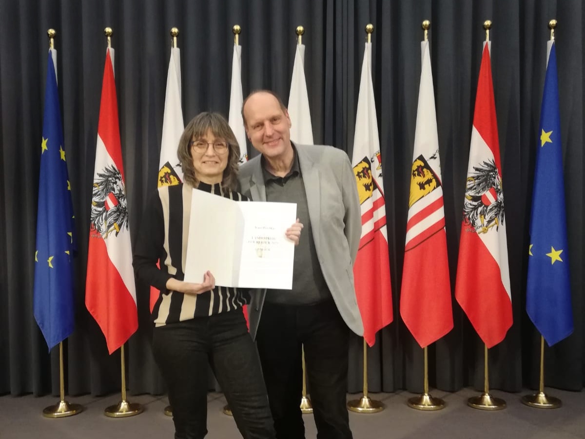 Preisverleihung Landeskulturpreis Oberösterreich 2023 an Karin Peschka
