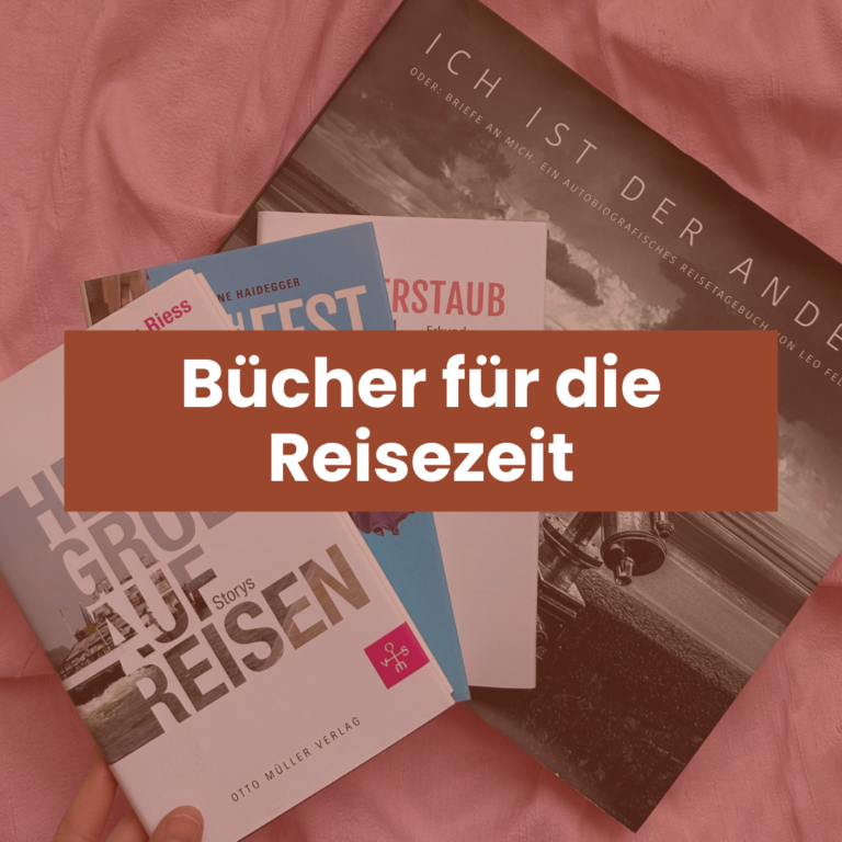 Bücherstapel zum Thema "Bücher für die Reisezeit"
